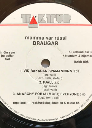 Mamma Var Rússi : Draugar (12", MiniAlbum)