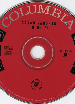 Sarah Vaughan : Sarah Vaughan In Hi-Fi (CD, Album, RE, RM)