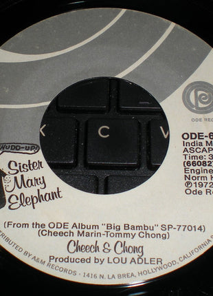 Cheech & Chong : Sister Mary Elephant (7", Single, Styrene, Pit)