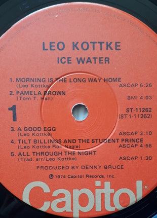 Leo Kottke : Ice Water (LP, Album, Win)