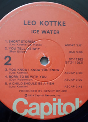 Leo Kottke : Ice Water (LP, Album, Win)