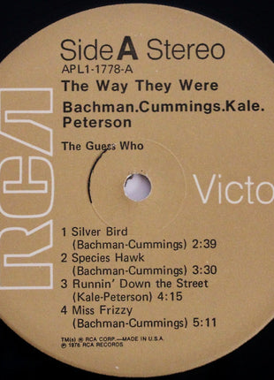 The Guess Who : The Way They Were (LP, Album)