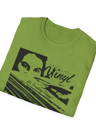 Go Freaking Diggg! T-Shirt | Retro Music Graphics, Monochrome Art