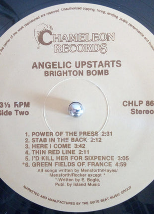 Angelic Upstarts : Brighton Bomb (LP, Album)