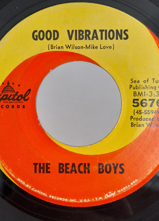 The Beach Boys : Good Vibrations (7", Single, Scr)