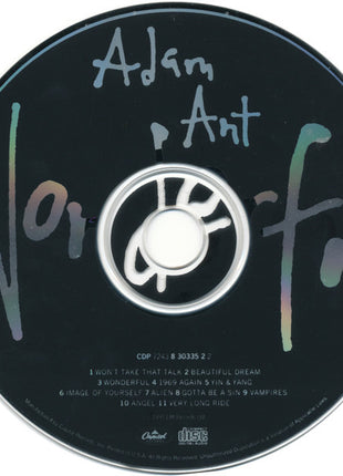 Adam Ant : Wonderful (CD, Album)