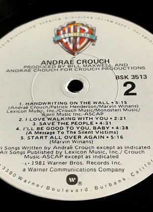 Andraé Crouch : Don't Give Up (LP, Album)