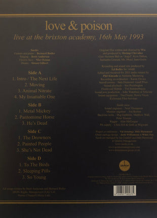 The London Suede* : Love & Poison (Live At The Brixton Academy, 16th May 1993) (2xLP, Album, RSD, Ltd, Cle)