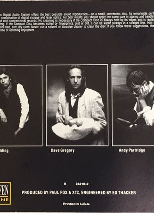 XTC : Oranges & Lemons (CD, Album, RE, Gol)