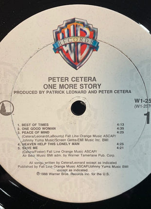 Peter Cetera : One More Story (LP, Album, Club)