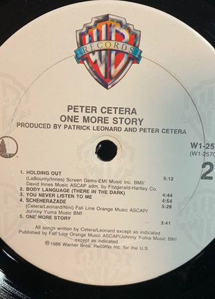 Peter Cetera : One More Story (LP, Album, Club)