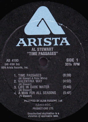 Al Stewart : Time Passages (LP, Album)