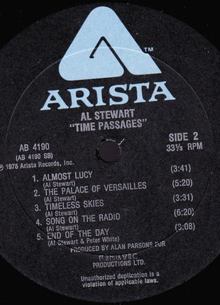 Al Stewart : Time Passages (LP, Album)