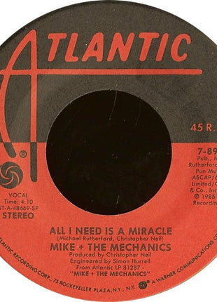Mike + The Mechanics* : All I Need Is A Miracle (7", Spe)