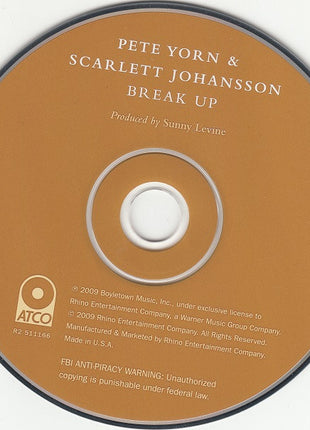 Pete Yorn & Scarlett Johansson : Break Up (CD, Album)