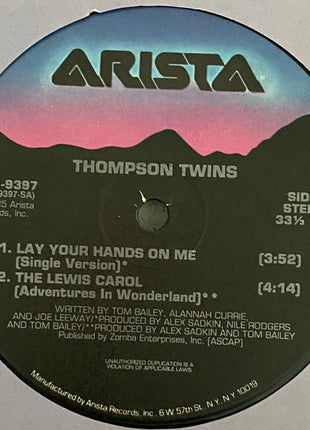 Thompson Twins : Lay Your Hands On Me (12", Single)