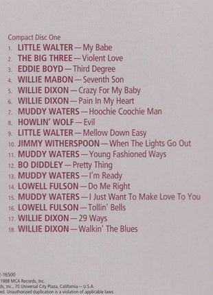 Willie Dixon : The Chess Box (2xCD, Comp, RM + Box)