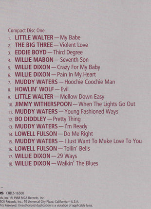 Willie Dixon : The Chess Box (2xCD, Comp, RM + Box)