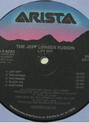 The Jeff Lorber Fusion : Lift Off (LP, Comp)