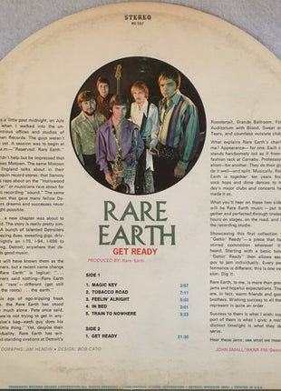Rare Earth : Get Ready (LP, Album, Die)