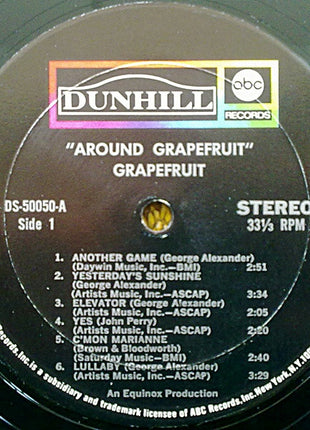 Grapefruit : Around Grapefruit (LP, Album, Mon)