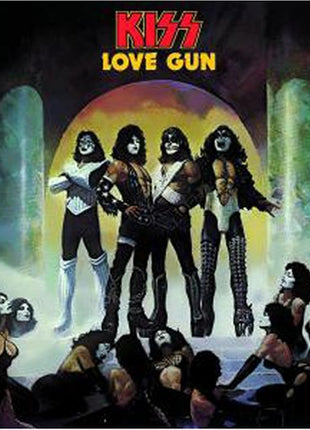 the album cover for KISS - Love Gun (remastered)