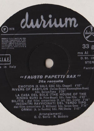 Fausto Papetti : 26ª Raccolta (LP, Album, Gat)