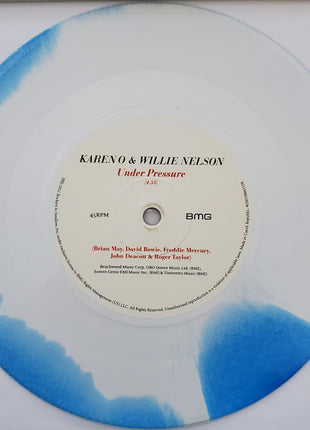 Karen O & Willie Nelson : Under Pressure (7", S/Sided, RSD, Single, Whi)