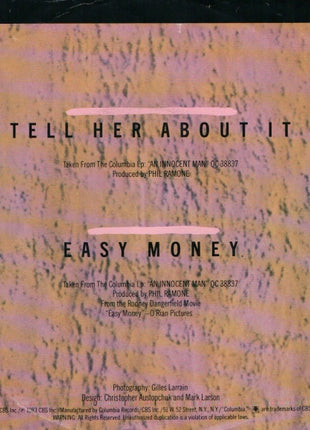 Billy Joel : Tell Her About It (7", Single, Styrene, Pit)