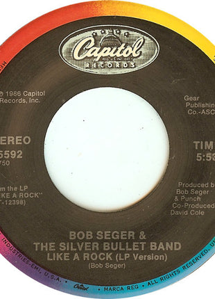 Bob Seger And The Silver Bullet Band : Like A Rock (7", Single, Spe)