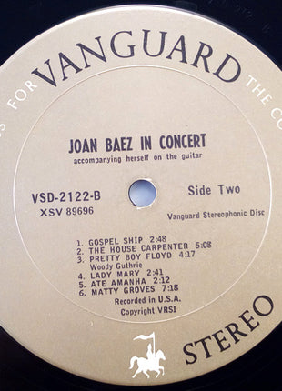 Joan Baez : In Concert (LP, Album, RE)