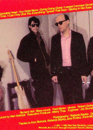 Richard Hell & The Voidoids : Destiny Street (CD, Album, RE)