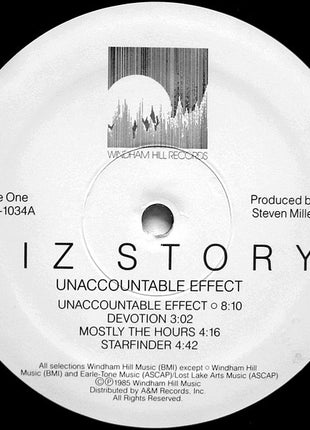 Liz Story : Unaccountable Effect (LP, Album)