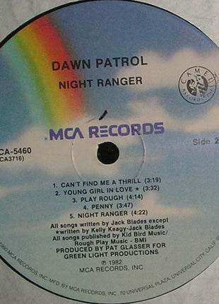 Night Ranger : Dawn Patrol (LP, Album, RE)