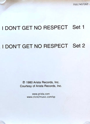 Rodney Dangerfield : "I Don't Get No Respect!" (CD, Album)