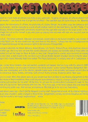 Rodney Dangerfield : "I Don't Get No Respect!" (CD, Album)