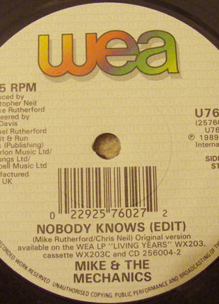 Mike & The Mechanics : Nobody Knows (7", Single)