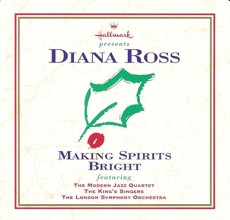 Diana Ross featuring The Modern Jazz Quartet, The King's Singers, London Symphony Orchestra : Making Spirits Bright (CD, Album)
