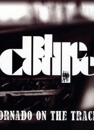 the album cover for Blue Coupe - Tornado on the Tracks