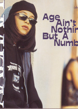 the album cover for Aaliyah - Age Ain'T Nothing But A Number