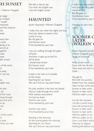 The Moody Blues : Strange Times (CD, Album, UML)