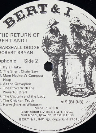 Robert Bryan (2) And Marshall Dodge : The Return Of Bert And I (LP, Album)