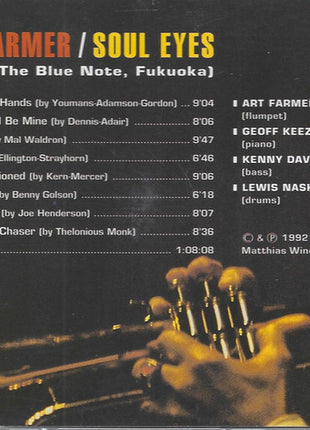 Art Farmer : Soul Eyes - Live At The Blue Note (CD, Album, RE)