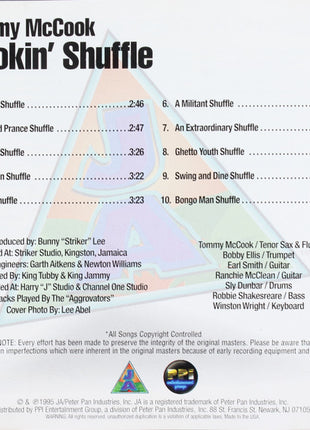 Tommy McCook : Cookin' Shuffle (CD, Album)