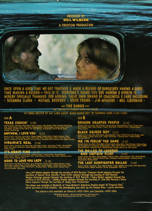 Guy Clark : Texas Cookin' (LP, Album, Ind)