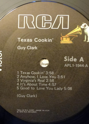 Guy Clark : Texas Cookin' (LP, Album, Ind)