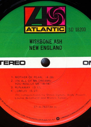 Wishbone Ash : New England (LP, Album, RI)