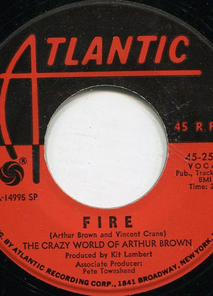 The Crazy World Of Arthur Brown : Fire / Rest Cure (7", Spe)