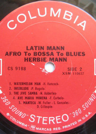 Herbie Mann : Latin Mann (Afro To Bossa To Blues) (LP, Album, RP)