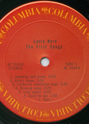 Laura Nyro : The First Songs (LP, Album, RE, Ter)